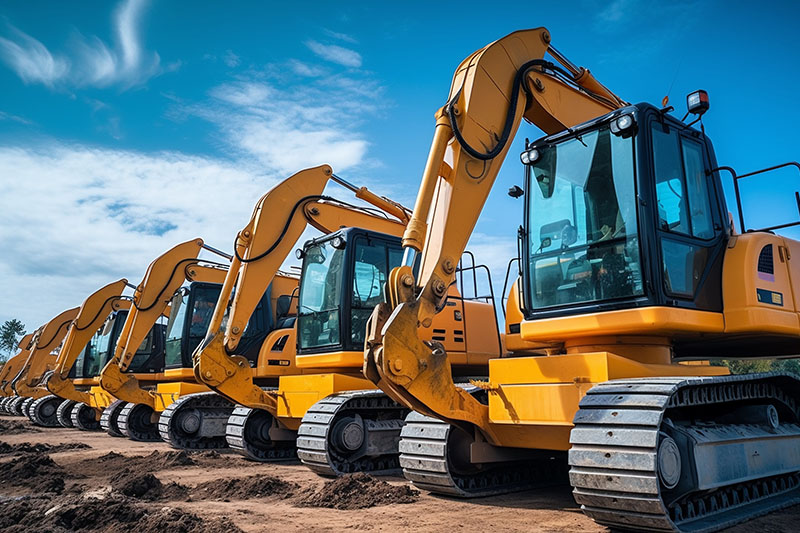 excavators ၏အဓိကအမျိုးအစား။