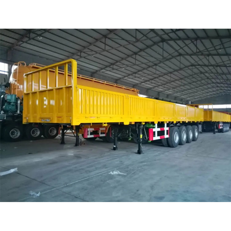 Four Axle Sidewall Semi Trailer