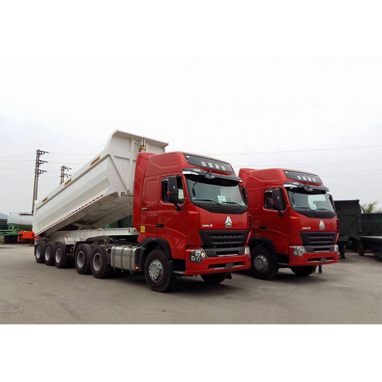 Three Axle U Shape Tipper Semi Trailer